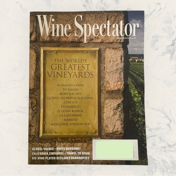 Wine Spectator Magazine October 15 2024 The Worlds Greatest Vineyards Spain - Picture 2 of 5